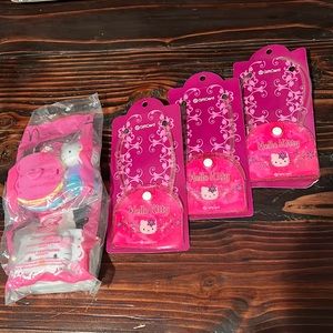 Hello Kitty 2004 McDonald’s 30th anni. toys w/ Target Gift Card Holders 2007